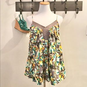 French Connection Spaghetti Strap Razor Back Sz 4